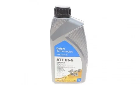 Масло трансмиссионное ATF Dexron III-G (1L) (Dexron III-H/MB 236.2/Ford M2C166-H/M2C138-CJ) Delphi 93892748
