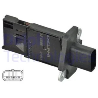 Витратомір повітря Citroen Jumper/Ford Transit 2.2HDI/2.4TDCI 02- Delphi AF1025512B1