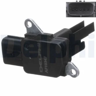 DELPHI LEXUS Витратомір повітря CT 200h 11-, GS 200t 15-, LFA 4.8 11-, TOYOTA, MITSUBISHI, SUZUKI Delphi AF10347-12B1