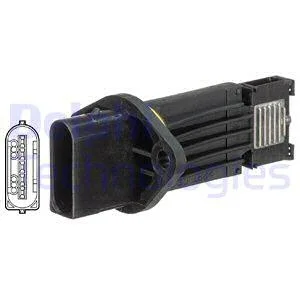 DELPHI витратомір повітря W202/203/210/220/Vito/Vaneo 98- Delphi AF10366-12B1