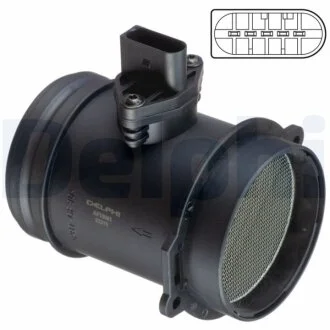 Датчик масової витрати повітря Delphi AF10561-12B1
