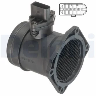 Датчик масової витрати повітря Delphi AF10624-12B1