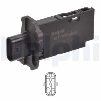 Витратомір повітря Delphi AF10738-12B1