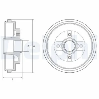 Тормозной барабан Delphi BF630