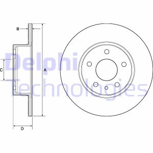 Тормозной диск Delphi BG2386 (фото 1)