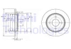 Тормозной диск Delphi BG3054C (фото 1)
