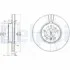Диск тормозной BMW X3(E83)/X5(E53) "F D=332mm "00-11 Delphi BG3628 (фото 1)