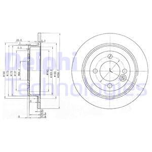 Гальмівний диск Delphi BG3662C