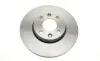 Диск тормозной (передний) (к-кт 2шт) Renault Megane II/Clio II/III 02- (260x22) (с покрыт.) (вент.) Delphi BG3762 (фото 1)