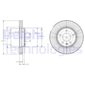 Гальмівний диск Delphi BG4092C