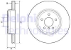 Тормозной диск Delphi BG4753C (фото 1)