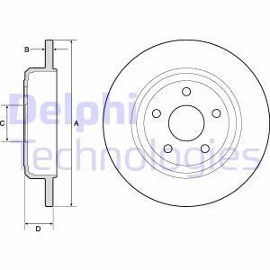 Тормозной диск Delphi BG4772C