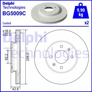 Тормозной диск Delphi BG5009C