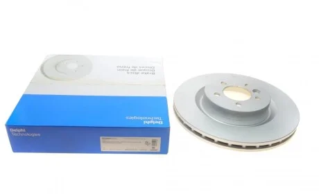 Диск тормозной (передний) Land Rover Discovery IV 09-/Range Rover Sport 05-13 (360x30) Delphi BG9007C