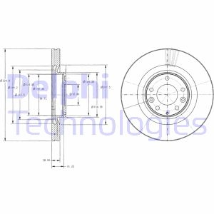 Тормозной диск Delphi BG9104 (фото 1)