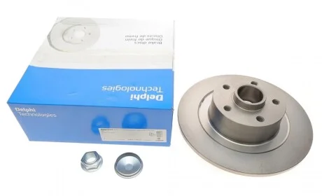 Диск тормозной (задний) Renault Laguna 08-15 (300х11) (+ABS) (с подшипником) Delphi BG9135RS