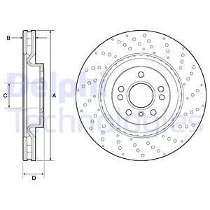 Гальмівний диск Delphi BG9149C