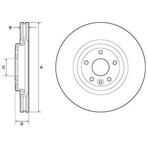 Гальмівний диск Delphi BG9166C (фото 1)