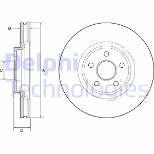Гальмівний диск Delphi BG9203C