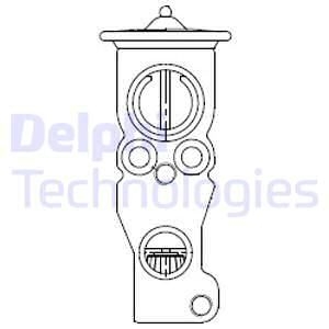 Клапан кондиціонера Delphi CB1018V