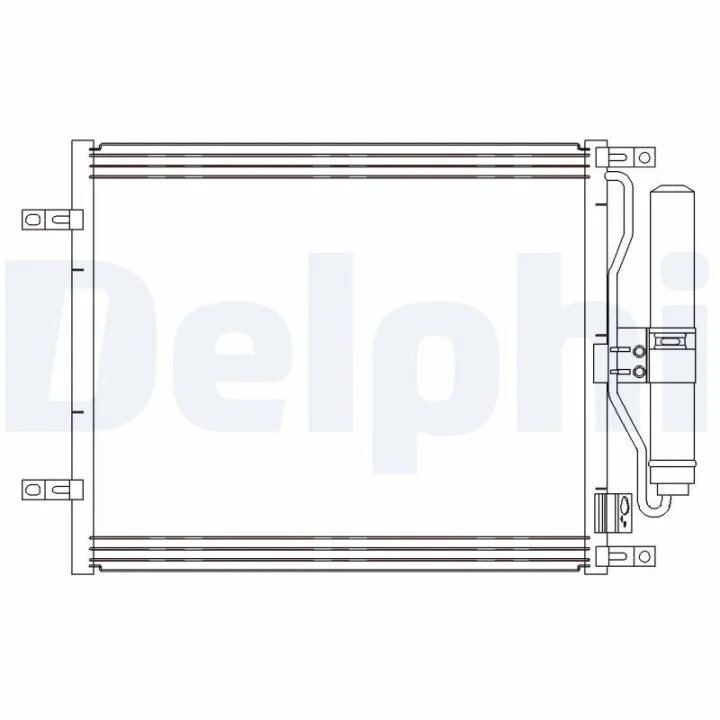 Конденсатор кондиционера NISSAN Micra/Note "05>> Delphi CF20245 (фото 1)