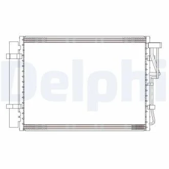 Радіатор кондиціонера Delphi CF20303 (фото 1)