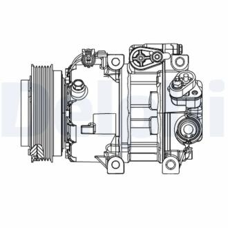 Компресор кондиціонеру Delphi CS20415