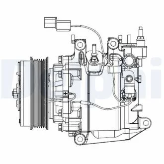 Компресор кондиціонера Delphi CS20503