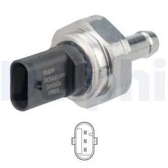DELPHI BMW Датчик тиску ВГ 1 (F20) 114 d/116 d/118 d 11-, 3 (E90) 318 d/320 d 04- Delphi DPS00035-12B1