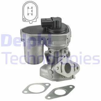 Клапан EGR Fiat Ducato 2.2D Multijet/Ford Transit 2.2TDCI 06- Delphi EG1039912B1