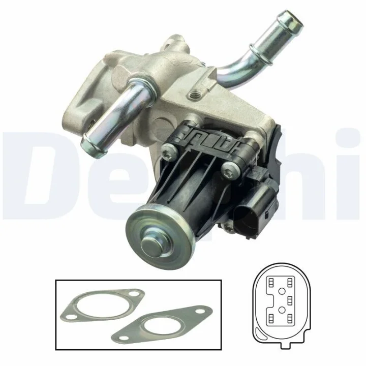 DELPHI CITROEN клапан повернення ВГ (EGR) Jumper 2.2HDI 11-,Ford Ranger,Transit 2.2TDCi 11-,Land Rover Defender,Peugeot Boxer Delphi EG10551-12B1 (фото 1)