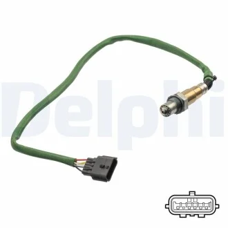 DELPHI RENAULT Лямбда-зонд CAPTUR 0.9 13-, CLIO 0.9 12-, DUSTER 1.6 19-, MEGANE 1.6 15- Delphi ES21080-12B1