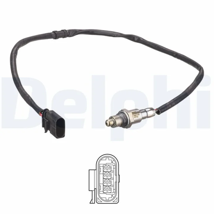 DELPHI SEAT лямбда-зонд IBIZA IV 15-, VW Delphi ES21193-12B1 (фото 1)