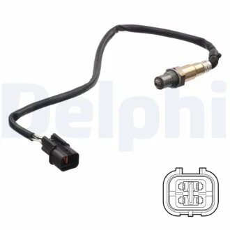 DELPHI HYUNDAI Кисневий датчик (лямбда-зонд) ACCENT V 1.6 VTVT 17-, KIA SOUL I 1.6 CVVT 11-14 Delphi ES21287-12B1