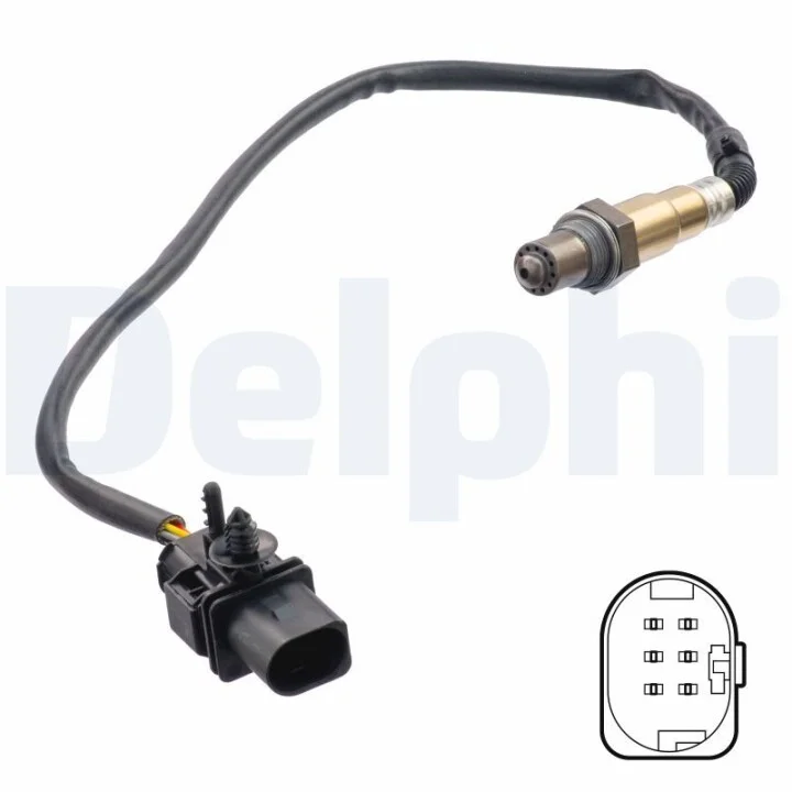 DELPHI OPEL Кисневий датчик (лямбда-зонд) AGILA (B) 1.2 08-, SUZUKI Delphi ES21310-12B1 (фото 1)