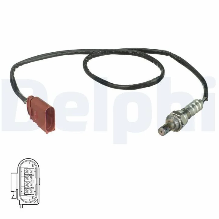 DELPHI AUDI Кисневий датчик A4 B5 1.6 94- Delphi ES21311-12B1 (фото 1)