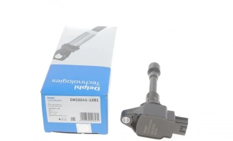 Катушка зажигания Nissan Micra/NV200/Qashqai/X-Trail/Renault Koleos 1.2/2.0/2.5 dCi 07- Delphi GN10241-12B1