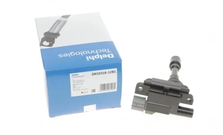 Котушка запалювання Suzuki Swift 1.3-1.6 05-/SX4 1.5-1.6 06-/Fiat Sedici 1.6 06-14 Delphi GN10318-12B1