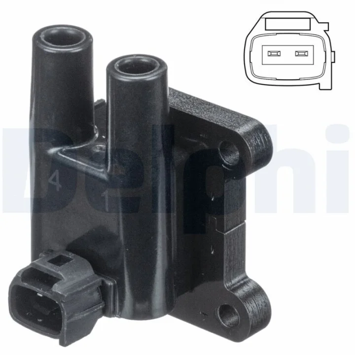 DELPHI CHEVROLET котушка запалювання Lacetti, Nubira 05-,Hyundai Accent II 00-,Getz 03- Delphi GN10840-12B1 (фото 1)