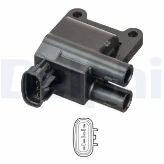 Катушка системы зажигания Delphi GN10981-12B1