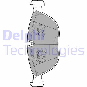 Тормозные колодки, дисковые Delphi LP1002 (фото 1)