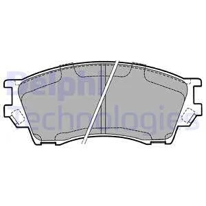 Гальмівні колодки, дискові Delphi LP1063
