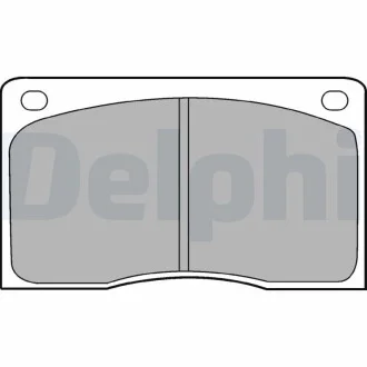 DELPHI RENAULT гальмівні колодки передн.Master I 80-,Jaguar XJ, Delphi LP132