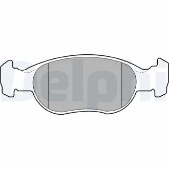 Тормозные колодки дисковые FIAT Punto "F "99-09 Delphi LP1385
