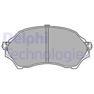 Тормозные колодки, дисковые Delphi LP1440