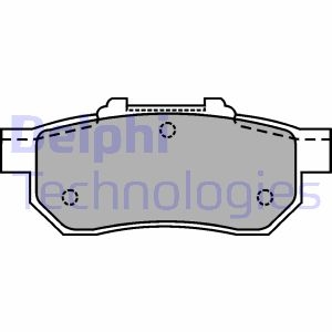 Тормозные колодки, дисковые Delphi LP1456 (фото 1)