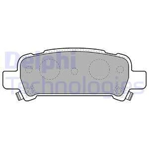 Тормозные колодки дисковые SUBARU Forester/Impreza/Legacy/Outback "R Delphi LP1509