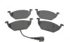 Колодки тормозные (передние) Audi A3/Skoda Octavia 96-13/Fabia 99-/VW Caddy/Golf 96-15 (+датчик) Delphi LP1514 (фото 1)