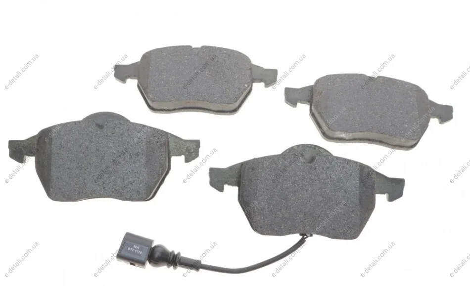 Колодки тормозные (передние) Audi A3/TT/Seat Leon/Skoda Octavia/VW Golf 96-10 (+датчик)(Continental) Delphi LP1525 (фото 1)