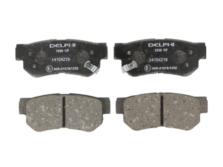 Тормозные колодки, дисковые Delphi LP1539 (фото 1)